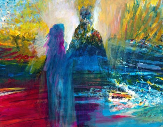 Mary and all the angels and saints