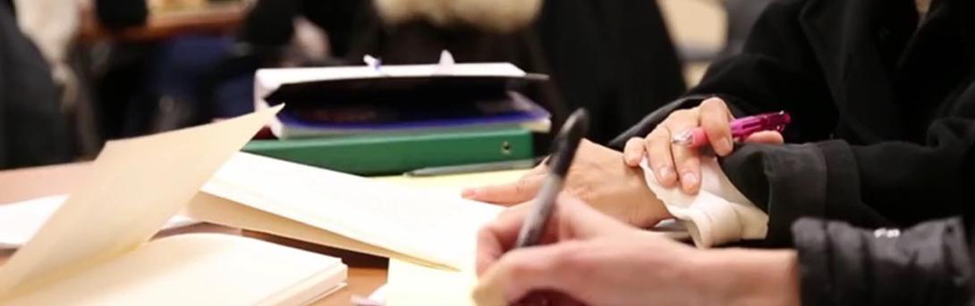hands in class